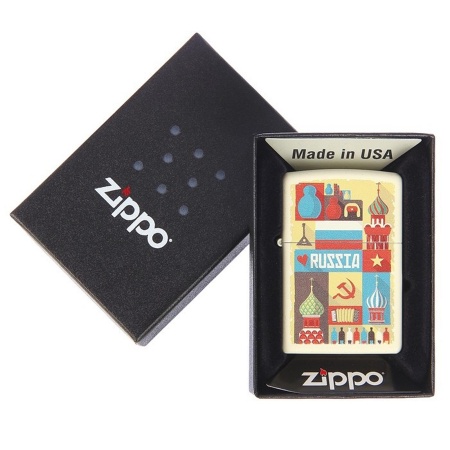 Зажигалка Zippo Открытка из России