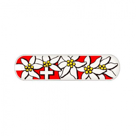 Универсальная накладка для ножей VICTORINOX 65 мм, пластиковая, дизайн Edelweiss