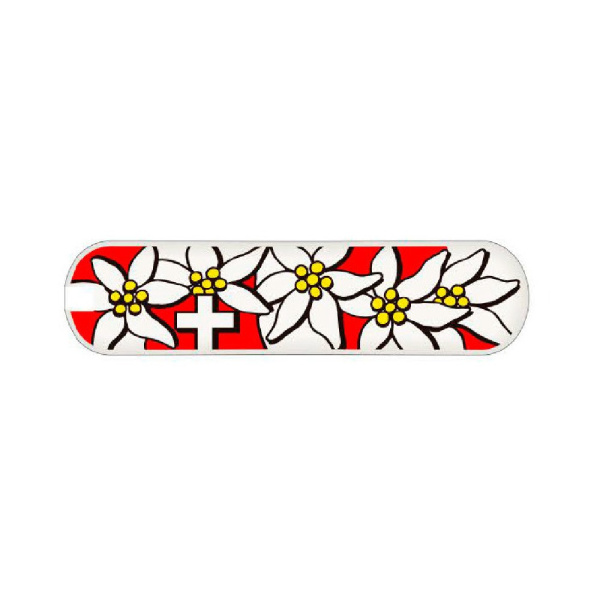 Универсальная накладка для ножей VICTORINOX 65 мм, пластиковая, дизайн Edelweiss