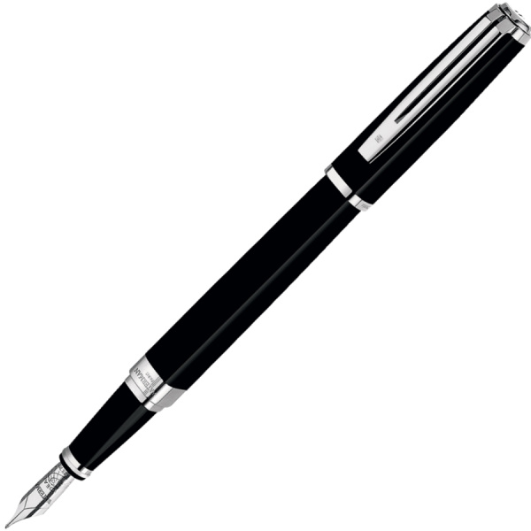 Ручка перьевая Waterman EXCEPTION SLIM BLACK ST F