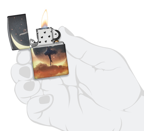 Зажигалка ZIPPO Mythological с покрытием Glow In The Dark Green 48781