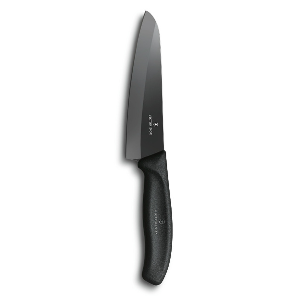 Нож Victorinox керамический, лезвие черное 15 см