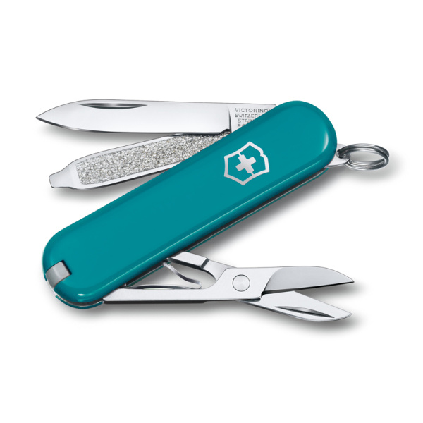 Нож-брелок VICTORINOX Classic SD Colors "Mountain Lake" 0.6223.23G