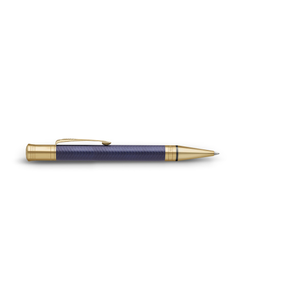 Ручка шариковая Parker "Duofold Prestige Blue Chevron GT"