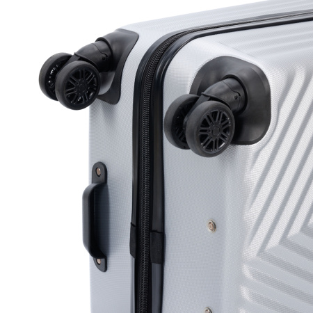 Чемодан TORBER Lama T1919M-Silver