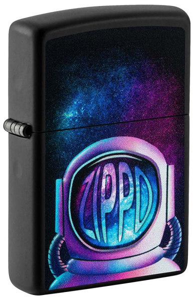 Зажигалка ZIPPO Astronaut с покрытием Black Matte 49773