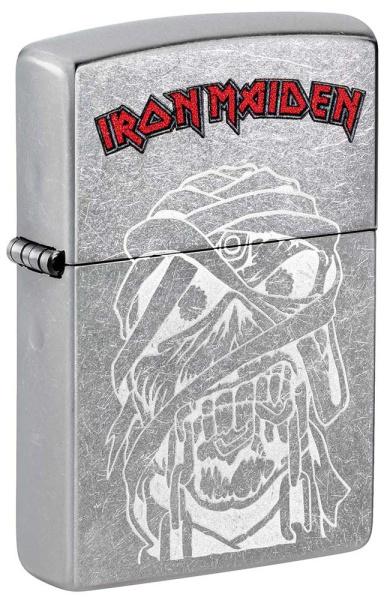Зажигалка ZIPPO Iron Maiden с покрытием Street Chrome 48667