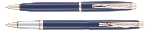 Набор Pierre Cardin PEN&PEN: ручка шариковая + роллер. Цвет - синий. Упаковка Е.