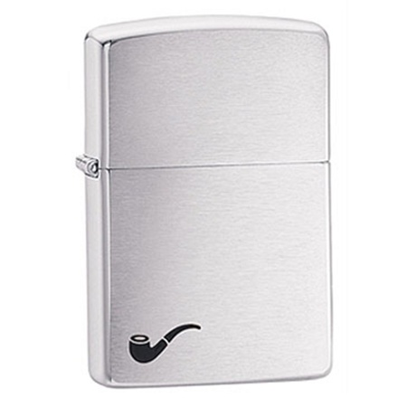 Зажигалка Zippo Pipe Lighter / Brushed Chrome