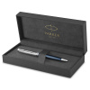 Шариковая ручка Parker Sonnet Premium K537 - Metal Blue CT