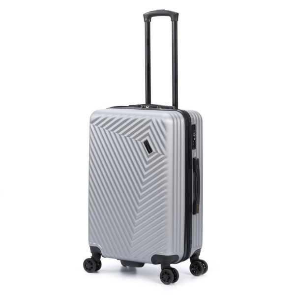 Чемодан TORBER Lama T1919M-Silver