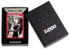 Зажигалка ZIPPO Skull King Queen Beauty с покрытием Red Matte 48624