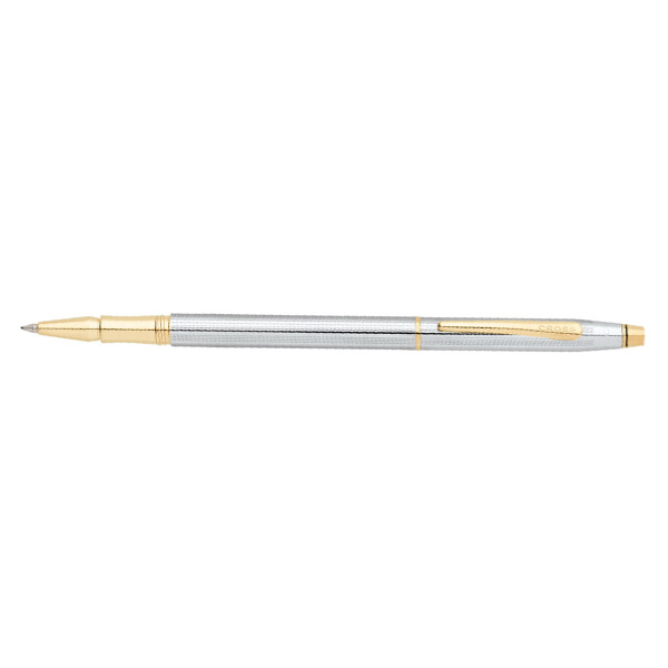Ручка роллер Cross Classic Century Medalist Chrome 23Ct Gold Plated