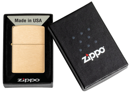 Зажигалка Zippo Brushed Brass