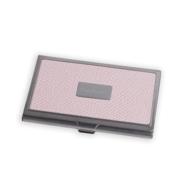 Визитница Pierre Cardin. Корпус - металл PC1139pink