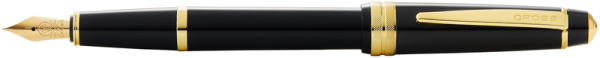Перьевая ручка Cross Bailey Light Polished Black Resin and Gold Tone AT0746-9FF