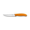 Нож Victorinox для стейков и пиццы, 12 см волнистое, оранжевый