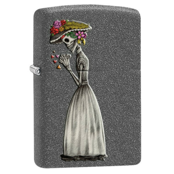 Набор из двух зажигалок Zippo Iron Stone™ Влюбленные зомби