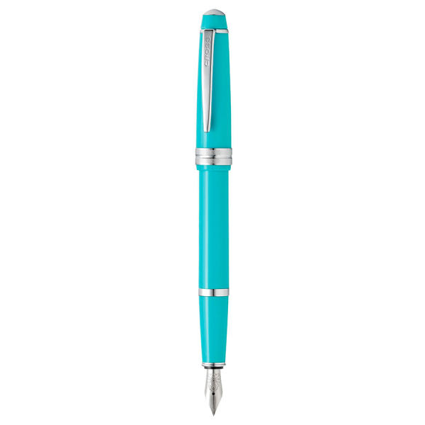 Перьевая ручка Cross Bailey Light - Teal Chrome