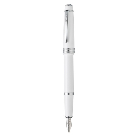 Перьевая ручка Cross Bailey Light - White Chrome