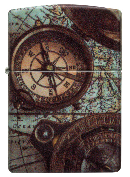 Зажигалка ZIPPO Compass Design с покрытием 540 Matte 49916