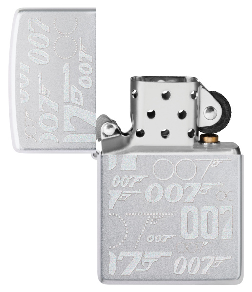 Зажигалка ZIPPO James Bond™ с покрытием Satin Chrome 48735