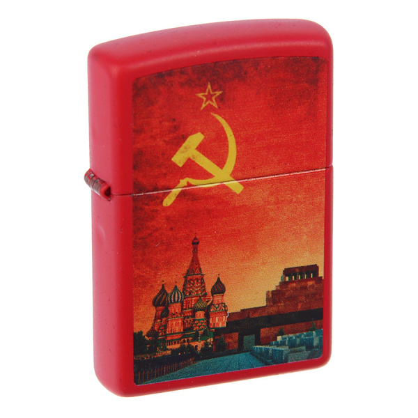 Зажигалка Zippo Красная Москва