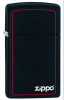Зажигалка ZIPPO Slim® с покрытием Black Matte 1618ZB