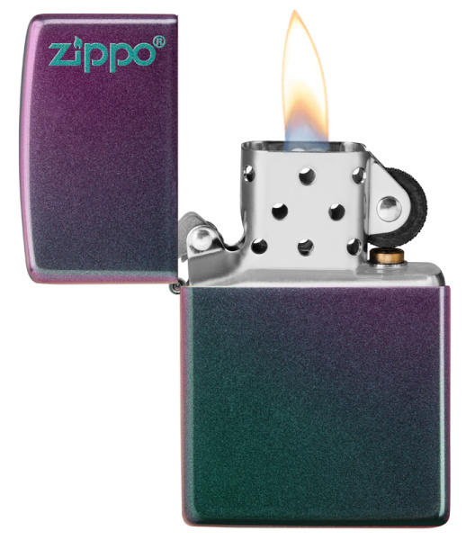 Зажигалка ZIPPO Logo с покрытием Iridescent 49146ZL