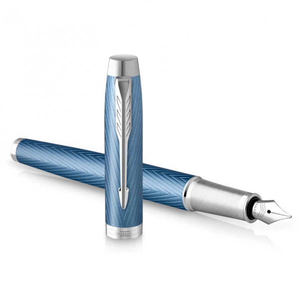 Перьевая ручка Parker IM Premium F318 Blue Grey CT, F