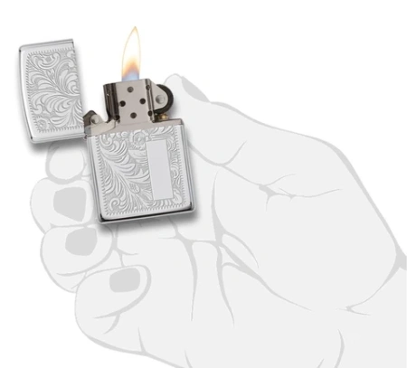Зажигалка ZIPPO Venetian® с покрытием High Polish Chrome 352