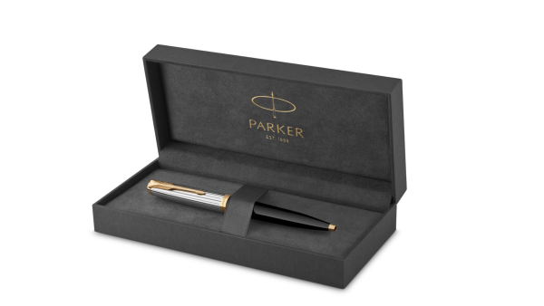 Ручка шариковая Parker "51 Black GT" черная