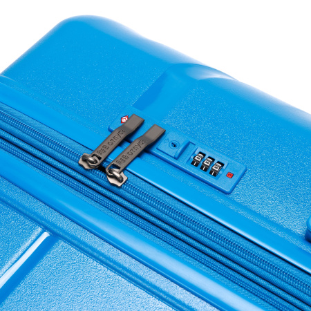 Чемодан TORBER В Отпуск T1908S-Blue