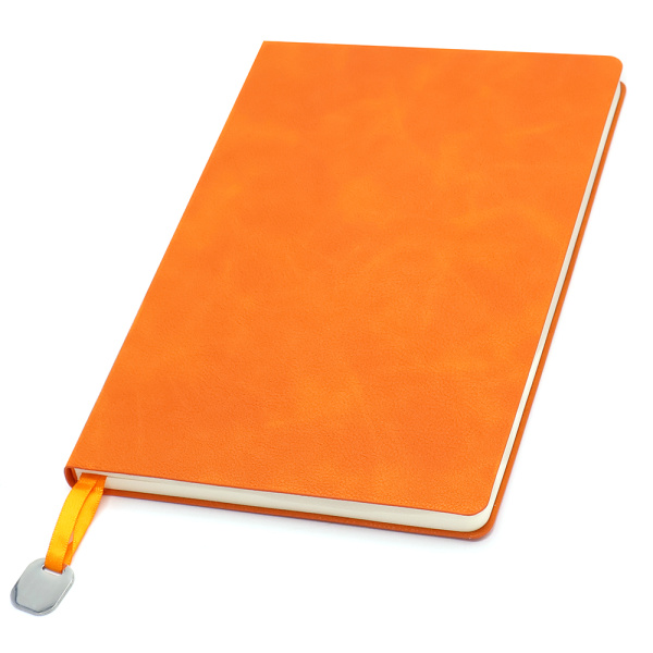 Ежедневник A5 недатированный Farfalla в мягком переплёте, оранжевый