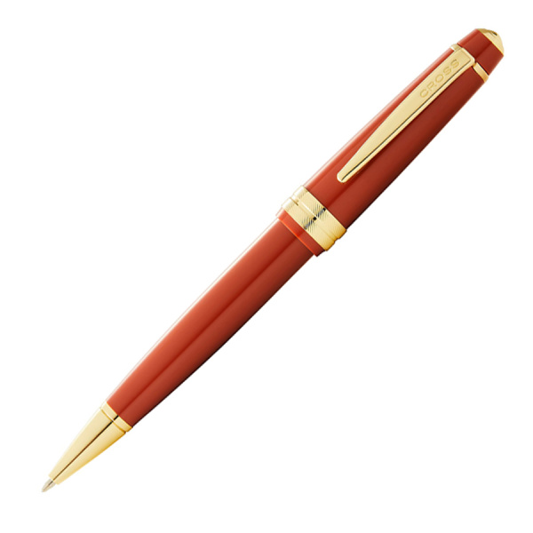 Шариковая ручка Cross Bailey - Light Polished Amber Resin and Gold Tone
