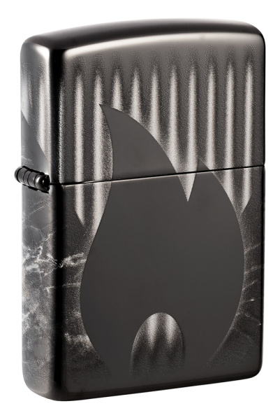 Зажигалка ZIPPO Classic с покрытием High Polish Black 48738