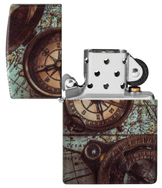 Зажигалка ZIPPO Compass Design с покрытием 540 Matte 49916