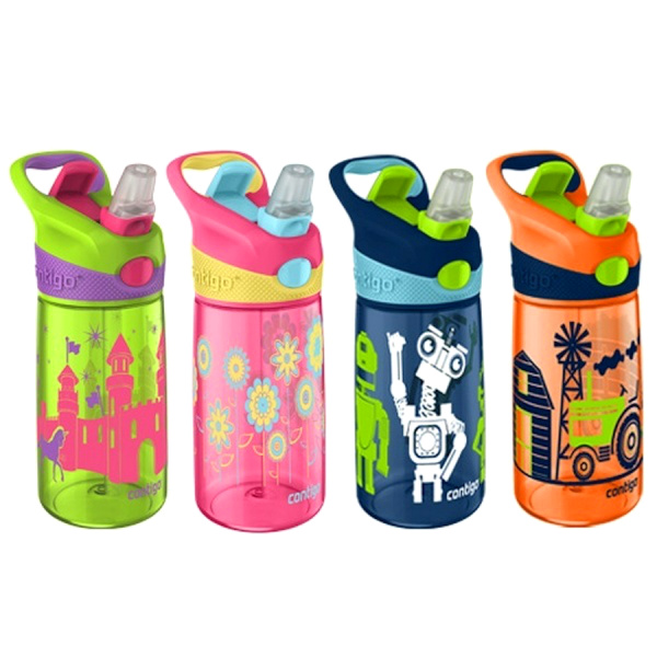 Бутылка для воды CONTIGO STRIKER CHERRY PINK FLOWERS (420 мл)
