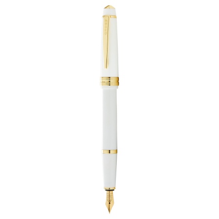 Перьевая ручка Cross Bailey - Light Polished White Resin and Gold Tone