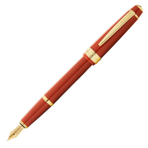 Перьевая ручка Cross Bailey Light Polished Amber Resin and Gold Tone AT0746-13FF
