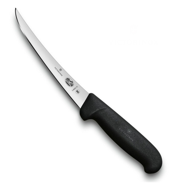 Нож Victorinox обвалочный, лезвие 15 см гибкое, черный