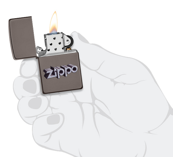 Зажигалка ZIPPO Zippo Design с покрытием Black Ice® 49417
