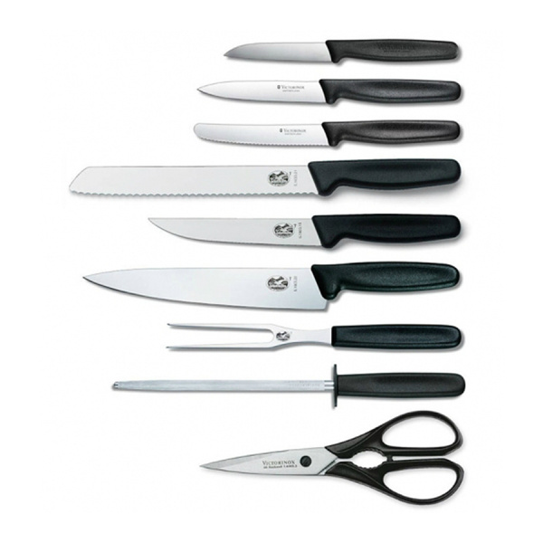 Набор Victorinox кухонный, 9 предметов, в подставке