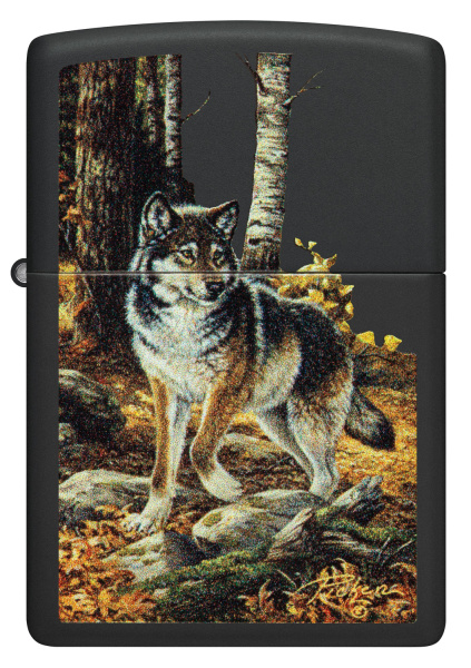 Зажигалка ZIPPO Linda Picken с покрытием Black Matte 48970