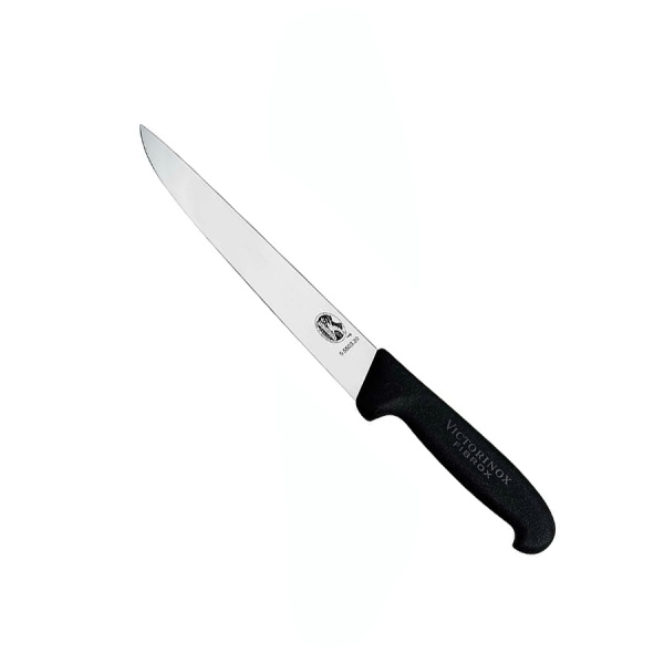 Нож Victorinox обвалочный, лезвие 20 см, черный