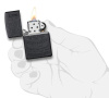 Зажигалка ZIPPO Tone on Tone Design с покрытием Black Matte 29989