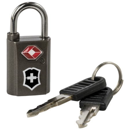 Комплект из 2 навесных замков с ключами VICTORINOX Travel Accessories 4.0, 2x1x4 см