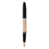 Перьевая ручка Cross Calais - Brushed Rose Gold Plate and Black Lacquer, M