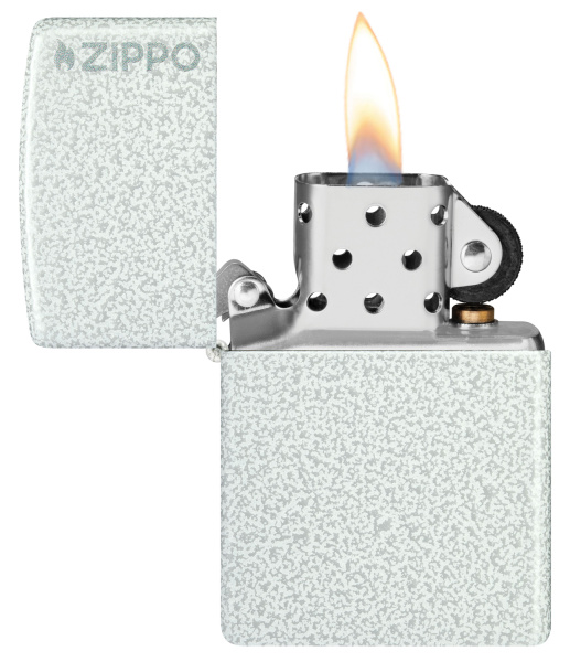 Зажигалка ZIPPO Logo с покрытием Glacier 46020ZL