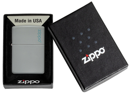 Зажигалка ZIPPO Classic с покрытием Flat Grey 49452ZL